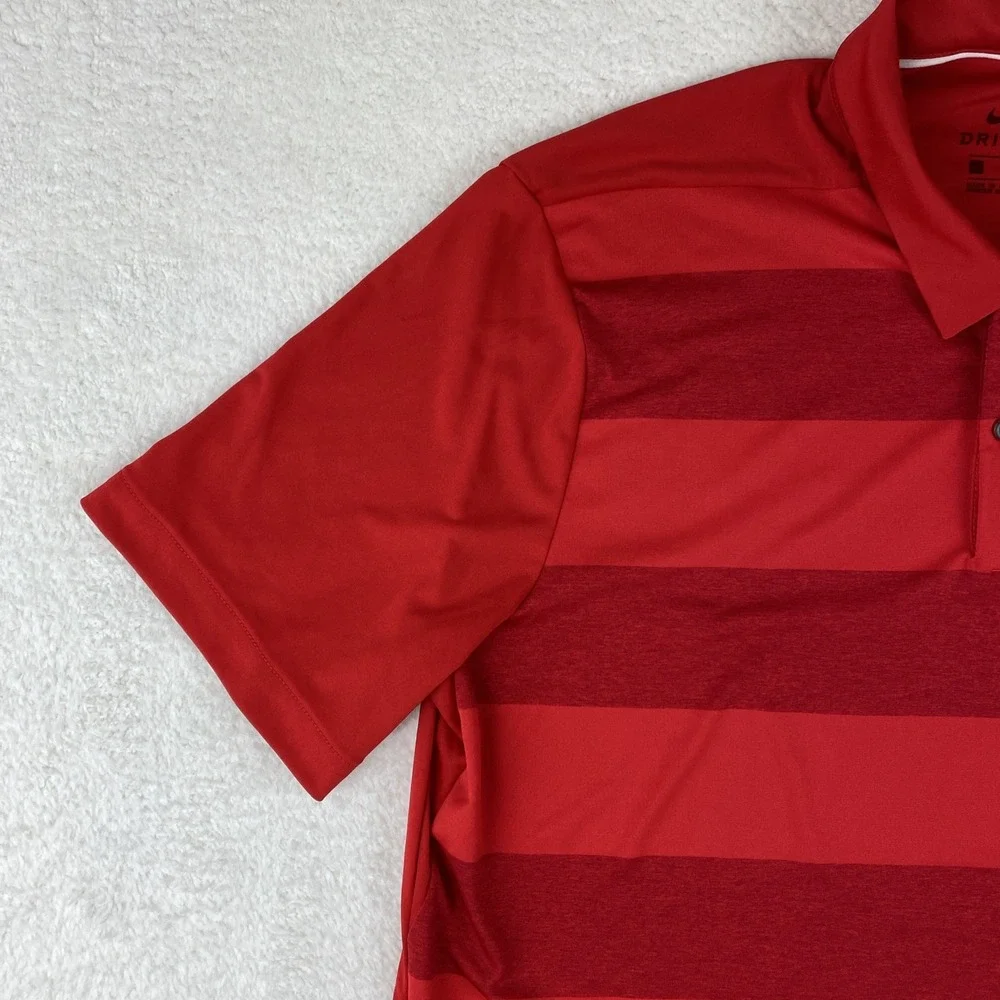 GEORGIA BULLDOGS x NIKE 'Coaches Early Season' Polo Shirt Large Red UGA Football
